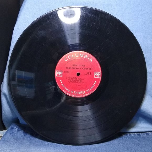 Bob Dylan John Wesley Harding 1968 Stereo Vinyl Record - Picture 4 of 4